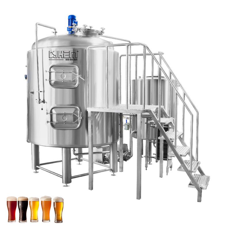 1000L 2 Vessel Beer Brewing Equipment