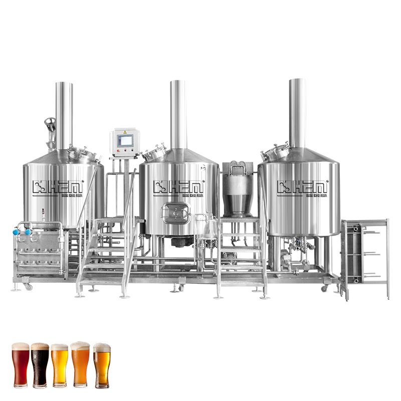 1000L 3 Vessel Beer Brewing Equipment