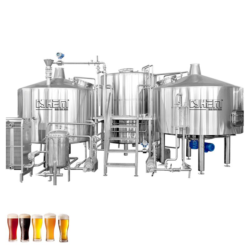 2000L 3 Vessel Beer Brewing Equipment